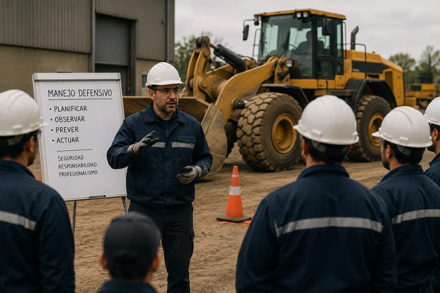 Curso de manejo defensivo — trabajo en planta