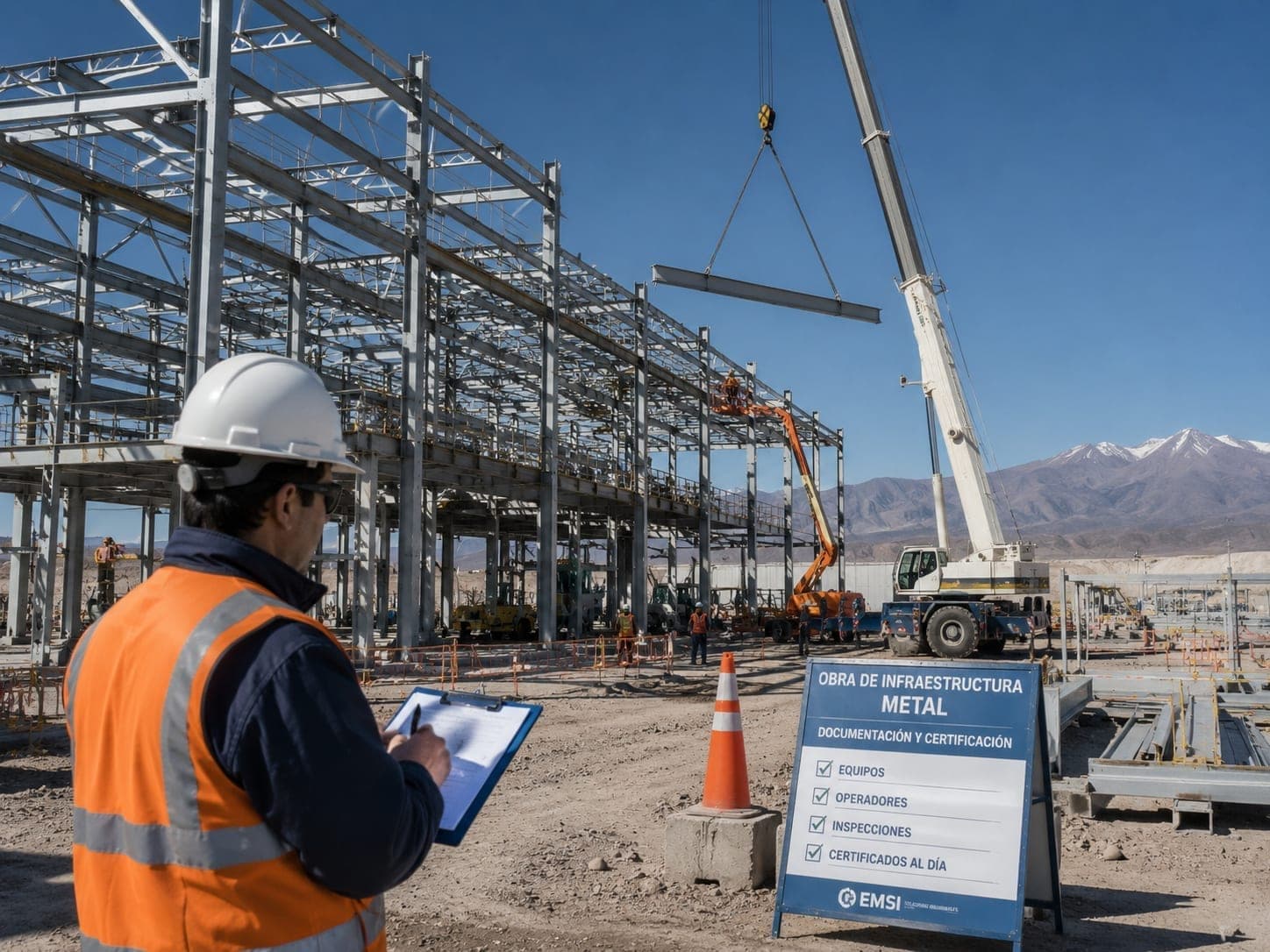 Trabajo de EMSI en obras de infraestructura metal